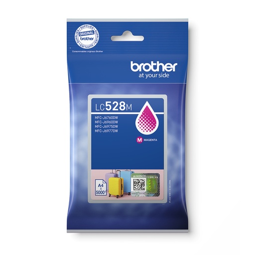 [1439243] Inktcartridge Brother LC-528M rood