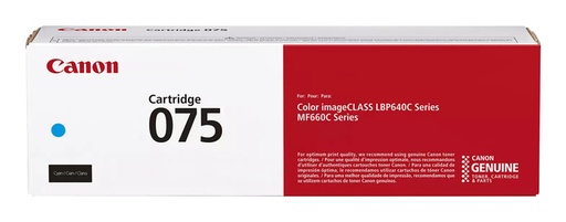 [1439260] Tonercartridge Canon 075C blauw