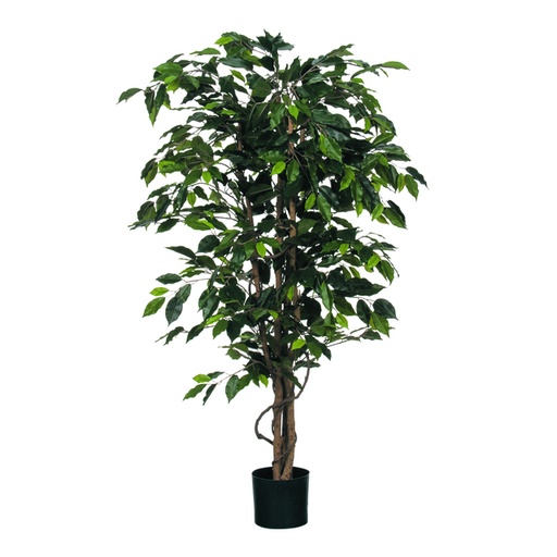 [1439304] Plante artificielle Mica Ficus verte en pot plastique Ø85cm 150cm