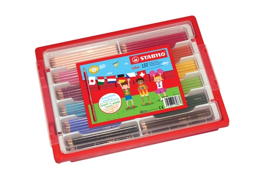[1439309] Kleurpotloden STABILO Color assorti classpack à 288 stuks