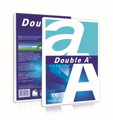 [1466041] Papier copieur Double A Premium A4 80g blanc 100 feuilles