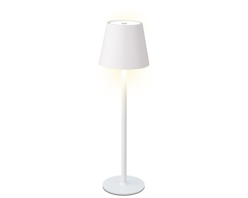 [1466247] Tafellamp Lumineo led oplaadbaar steady buiten wit