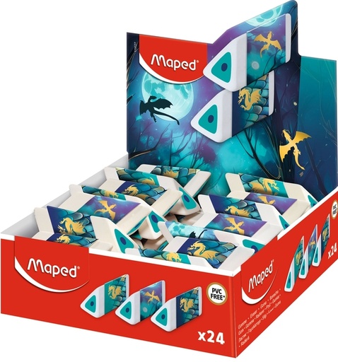 [1466457] Gomme maped Dragon résentoir 24 couleurs assorti