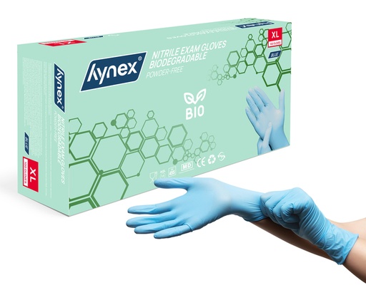 [1466500] Handschoen Hynex nitril Bio XL blauw 3.5gr 100 stuks
