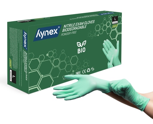[1466509] Handschoen Hynex nitril Bio L groen 3.5gr 100 stuks