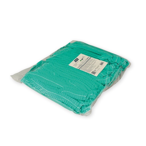[1466513] Charlotte Hynex Clip non-tissé vert PP 100 pièces