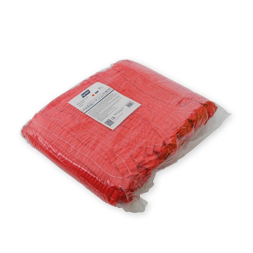 [1466515] Haarnet Hynex clip non-woven rood pp 100 stuks