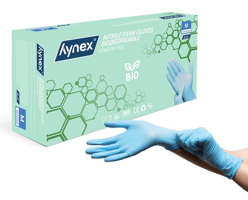 [1466526] Gant Hynex nitrile Bio M bleu 3,5g 100 pièces