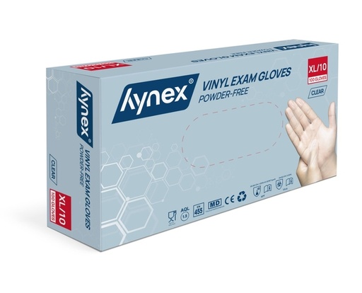 [1466535] Handschoen Hynex vinyl XL transparant 4.5gr 100 stuks