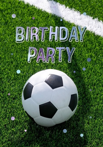 [1466590] Carte d'invitation Hallmark anniversaire Foot lot 6 pièces