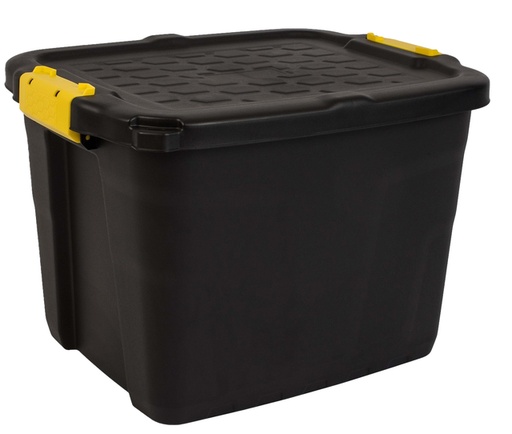 [1466068] Opbergbox Bankers Box 42 liter met handgrepen robuust zwart