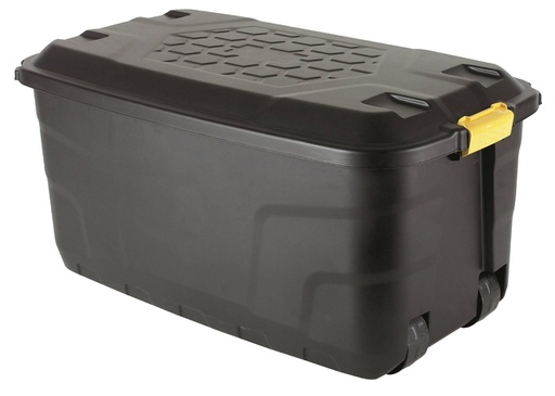 [1466071] Caisse de rangement Bankers Box 110L avec roulettes robustes noir