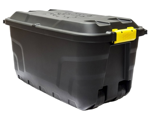 [1466073] Caisse de rangement Bankers Box 75L avec roulettes robustes noir