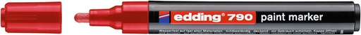 [1466087] Paintmarker edding 790 op alcoholbasis 2-3mm rood