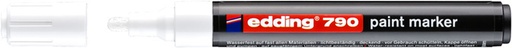 [1466093] Paintmarker edding 790 op alcoholbasis 2-3mm wit