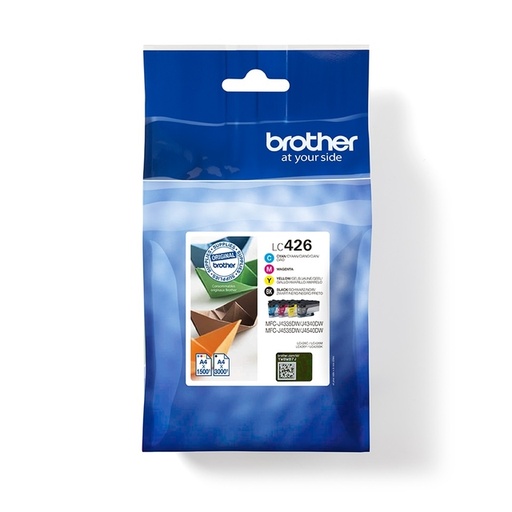 [1466107] Inktcartridge Brother LC-426VAL zwart + 3 kleuren