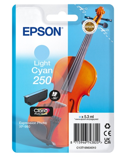 [1466135] Cartouche d'encre Epson 250 T16N54 bleu clair