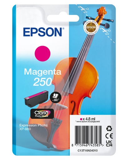 [1466140] Inktcartridge Epson 250 T16N34 rood