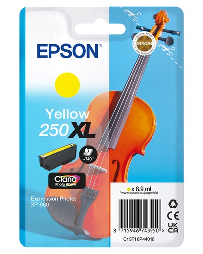 [1466143] Inktcartridge Epson 250XL T16P44 geel