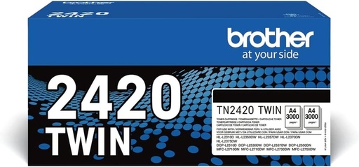 [1466349] Toner Brother TN-2420TWIN zwart
