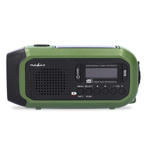 [1466351] Noodradio Nedis DAB+ FM zonnepaneel