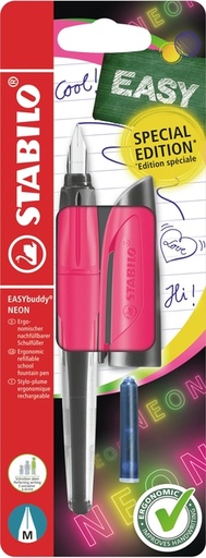 [1466365] Vulpen STABILO Easybuddy medium neon roze blister à 1 stuk