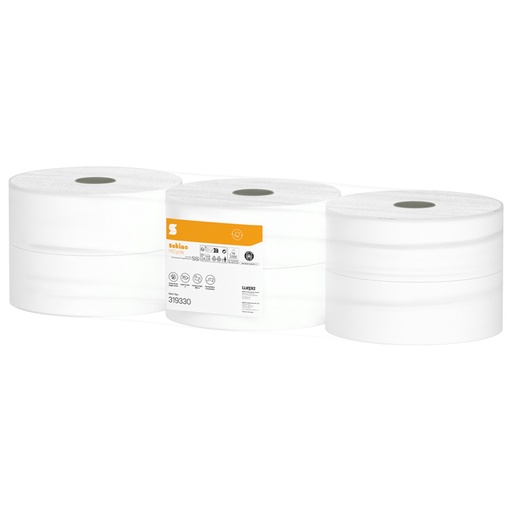 [1466402] Toiletpapier Satino JT2 HiCycle 2-laags 6x380m wit 319330