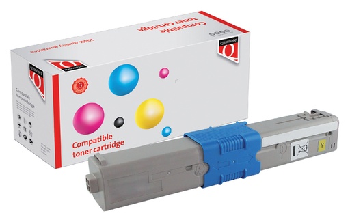 [859029] Toner Quantore alternative pour Oki 44469704 jaune
