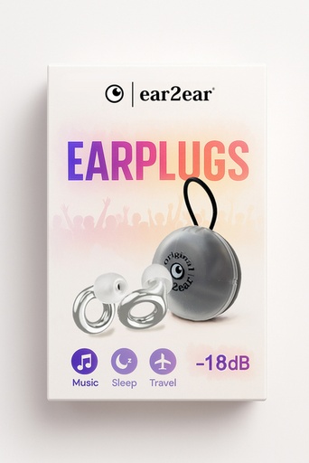 [1466888] Earplug ear2ear 18dB zilver