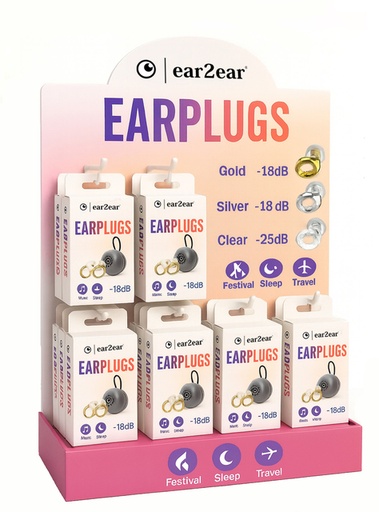 [1466889] Bouchon d'oreille ear2ear 26dB assorti