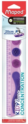[1466919] Règle Maped Kidy Learn Concentration 20cm violet
