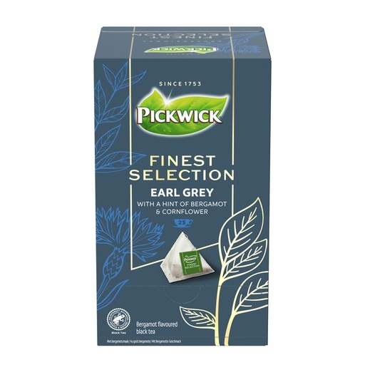 [1466993] Thé Pickwick Finest Selection Earl Grey 25x 2g