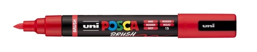 [1467207] Paintmarker Uni POSCA PC-5BR brushpunt medium rood