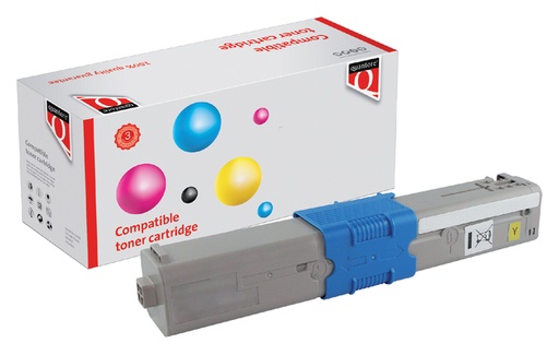 [859034] Toner Quantore alternative pour Oki 44973533 jaune