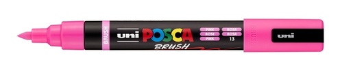 [1467211] Marqueur peinture Uni POSCA PC-5BR pointe pinceau Medium rose