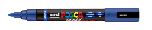 [1467212] Marqueur peinture Uni POSCA PC-5BR pointe pinceau Medium bleu foncé
