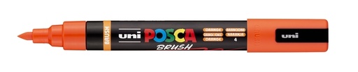 [1467213] Marqueur peinture Uni POSCA PC-5BR pointe pinceau Medium orange