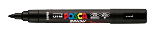 [1467225] Paintmarker Uni POSCA PC-5BR brushpunt medium zwart