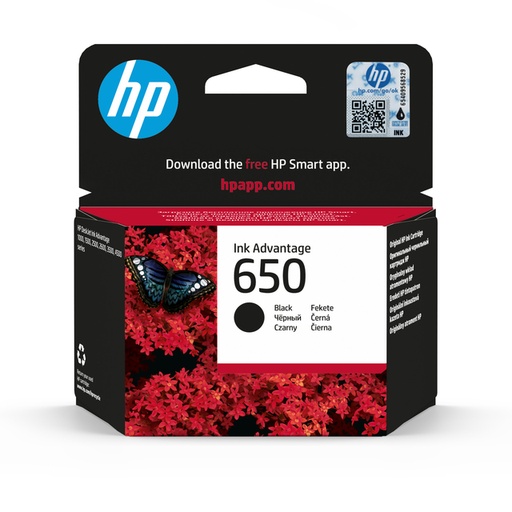 [1467307] Inktcartridge HP CZ101A 650 zwart