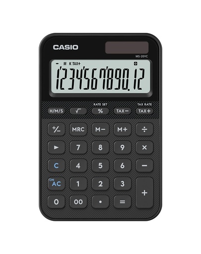 [1467462] Calculatrice Casio MS-20YC-BK noir