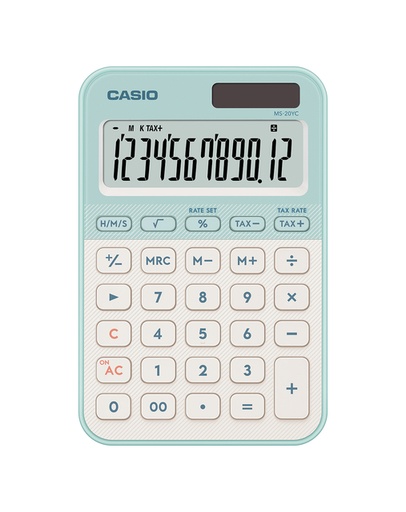 [1467464] Rekenmachine Casio MS-20YC-LG groen