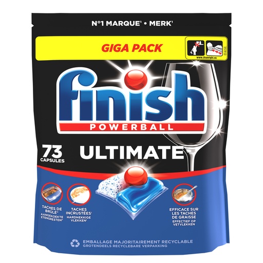 [1467568] Vaatwastabletten Finish Ultimate Regular 73 stuks