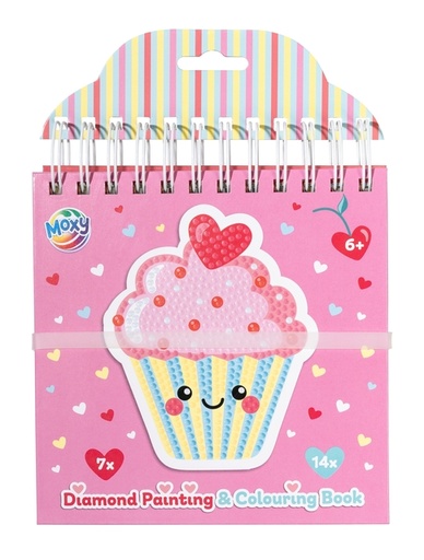 [1467613] Kleurboek Moxy Diamondpainting 16x16cm
