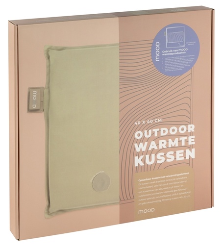 [1467620] Warmtekussen Mood outdoor 40x40cm beige
