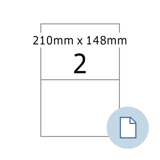 [1467685] Etiquette HERMA 8402 A4 EXPR 500 210x148mm blanc 1000 pièces