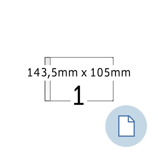 [1467702] Etiquette HERMA 8492 A6 EXPR 2000 143,5x105mm blanc 2000 pièces