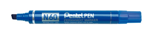 [1467720] Viltstift Pentel N60 schuin 1.2-6mm blauw