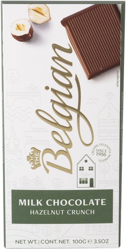 [1467862] Chocolade The Belgian melk hazelnoot reep 100 gram