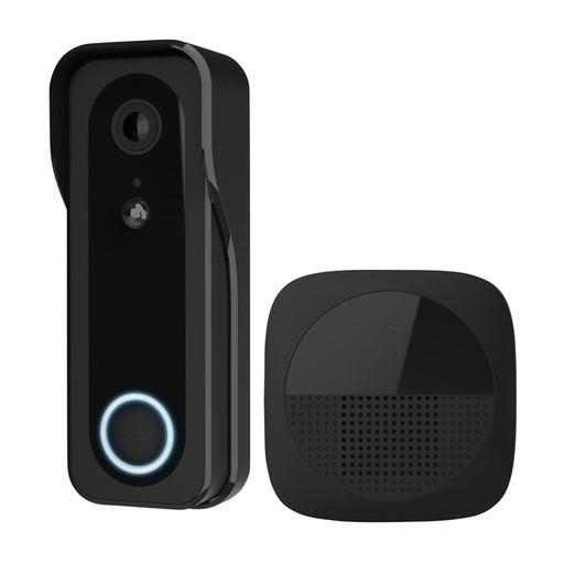 [1467866] Sonnette avec caméra Trust DOORCAM-3000 Wi-Fi noir
