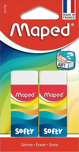 [1467925] Gomme Maped Softy blister 2 pièces